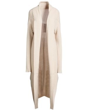 Rick Owens Cardigan Cashmere - Natural