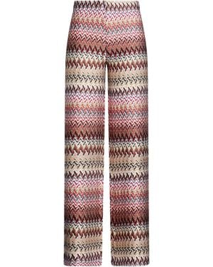 Missoni Pants Viscose, Metal Fiber, Polyamide - Red