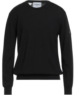 Iceberg Sweater Virgin Wool, Cotton - Black