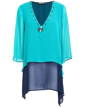 CAMILLA Top Polyester - Blue