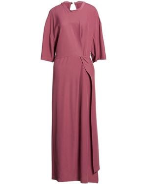 THE M.. Maxi Dress Polyester, Elastane - Red
