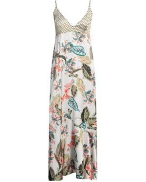 Liu Jo Maxi Dress Polyester - Metallic