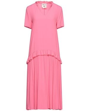 Semicouture Midi Dress - Pink