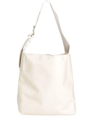 Uma Wang Shoulder Bag Calfskin - White