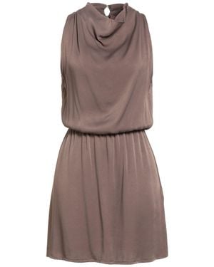 Alpha Studio Mini Dress Viscose - Brown