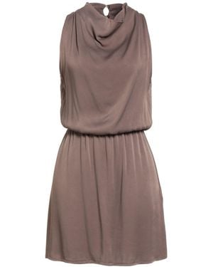 Alpha Studio Mini Dress Viscose - Brown