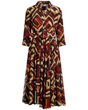 Samantha Sung Midi-Kleid - Braun