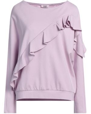 Liu Jo Lilac Sweatshirt Viscose, Polyamide, Elastane - Pink