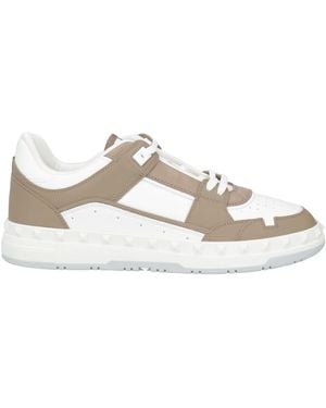 Ras Court Shoes Leather - White