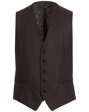 Tagliatore Tailored Vest Virgin Wool - Black