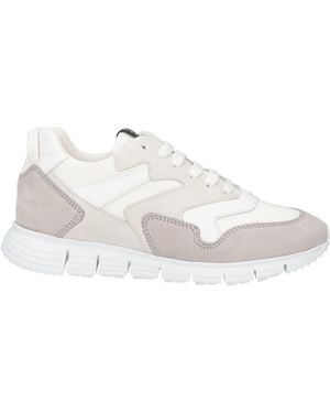 Pollini Sneakers Leather, Textile Fibers - White