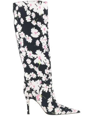 MSGM Boot Textile Fibres - White