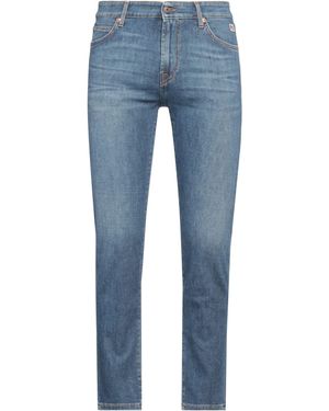 Roy Rogers Jeans Cotton, Elastomultiester, Natural Rubber - Blue