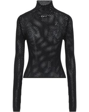Off-White c/o Virgil Abloh Turtleneck Viscose, Polyester - Black