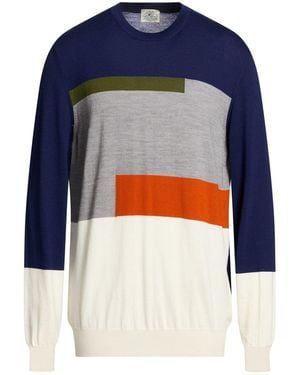 M.Q.J. Sweater Wool, Acrylic - Blue