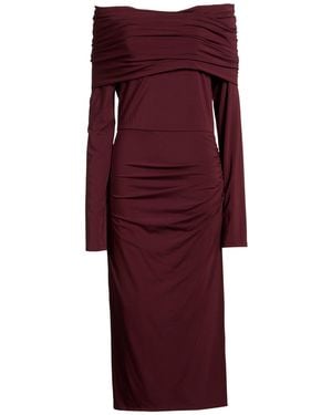 Max Mara Midi Dress Viscose, Elastane - Purple