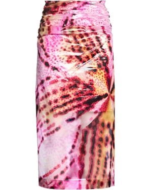 Dries Van Noten Midi Skirt - Red