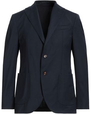 SEVENTY VENEZIA Midnight Blazer Polyester, Wool, Elastane - Blue