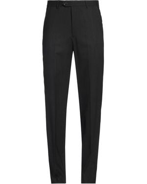 Armani Collezioni Trousers Wool - Black