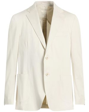 Lardini Blazer Cotton, Elastane - Natural