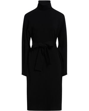 Malo Midi Dress Wool, Polyamide, Polyurethane - Black
