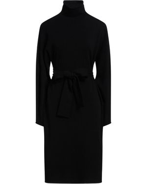 Malo Midi Dress Wool, Polyamide, Polyurethane - Black