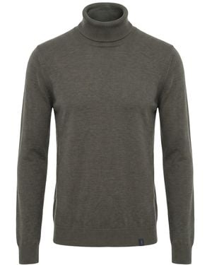 Fay Rollkragenpullover - Grau