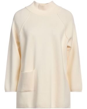 Gran Sasso Cream Turtleneck Virgin Wool - White