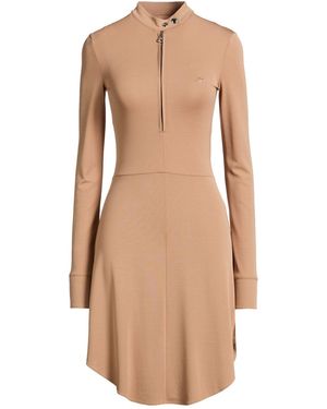 Courreges Sand Mini Dress Viscose, Elastane - Natural