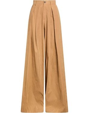 Berwich Camel Pants Polyester, Polyamide - Natural
