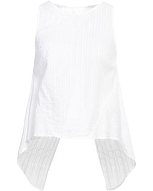 Dondup Top Cotton, Linen - White
