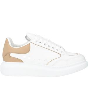 McQueen Camel Trainers Leather - White