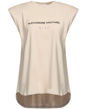 Alexandre Vauthier T-Shirt Cotton - Natural