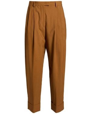 PT Torino Camel Pants Virgin Wool, Elastane - Brown