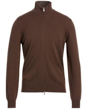 Gran Sasso Cardigan Virgin Wool, Viscose, Cashmere - Brown