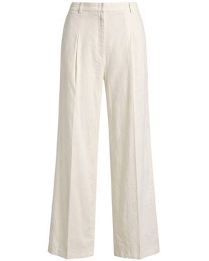 Cambio Pants Linen, Cotton, Elastane - White