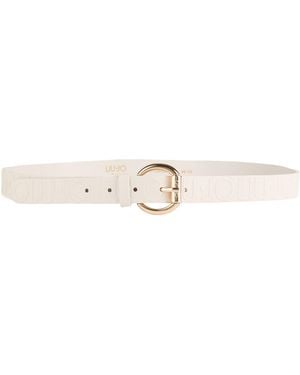 Liu Jo Belt Polyurethane, Polyester - White