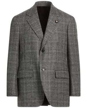 Lardini Blazer Virgin Wool, Cashmere - Gray