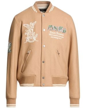Amiri Camel Jacket Virgin Wool, Polyamide - Natural
