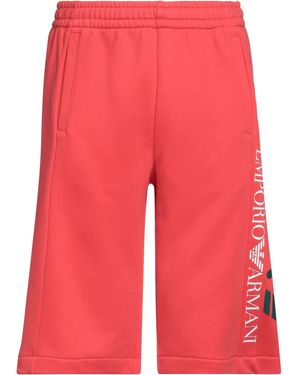 EA7 Shorts & Bermuda Shorts Cotton, Polyester - Red