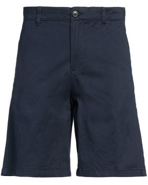 SELECTED Midnight Shorts & Bermuda Shorts Organic Cotton, Cotton, Elastane - Blue