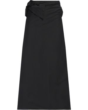J'M DESIGN Maxi Skirt Cotton, Polyamide, Elastane - Black