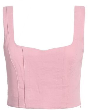 Pinko Top Linen, Viscose, Elastane - Pink