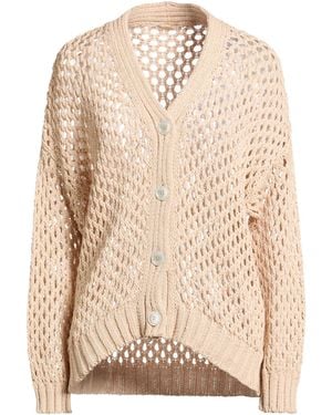 Fedeli Cardigan Cotton, Linen - Natural