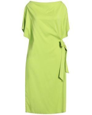 slim fit dress slacks Lime Green One Shoulder Midi Dress – Gabi Swimwear main image 1