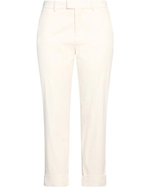 Berwich Cream Pants Cotton, Elastane - White