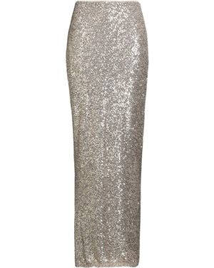 Patrizia Pepe Maxi Skirt Polyester, Elastane - Gray
