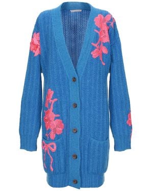 Christopher Kane Cardigan Virgin Wool, Mohair Wool Polyamide - Blue