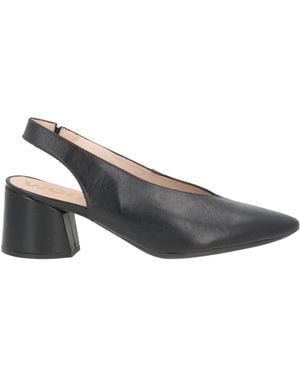 Wonders Court Shoes Leather - Grey