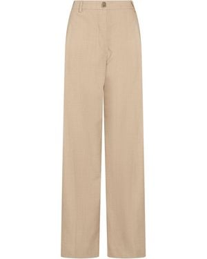 Sportmax Pants Virgin Wool - Natural